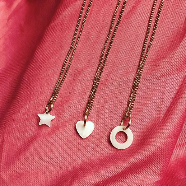 Mother of pearl necklace-0