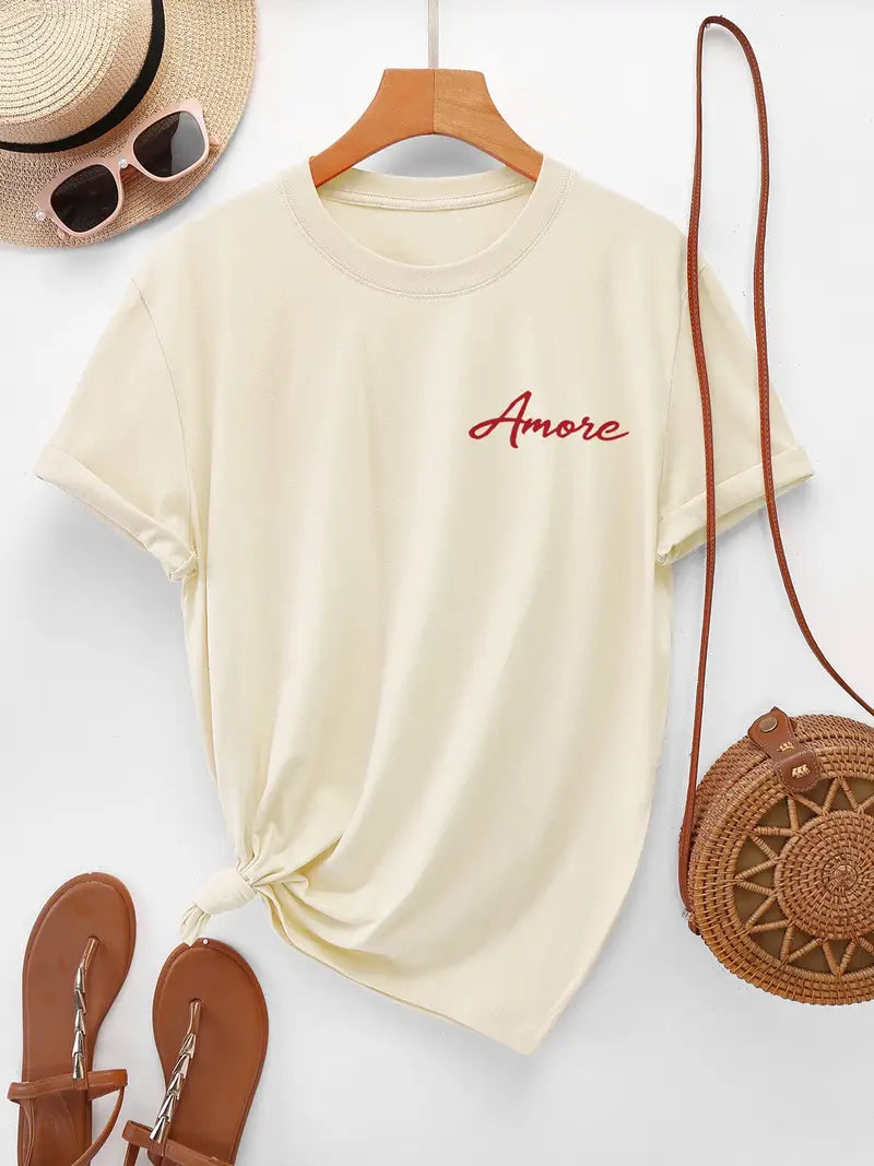 Maglietta Donna "Amore Pasta Vino e Basta"