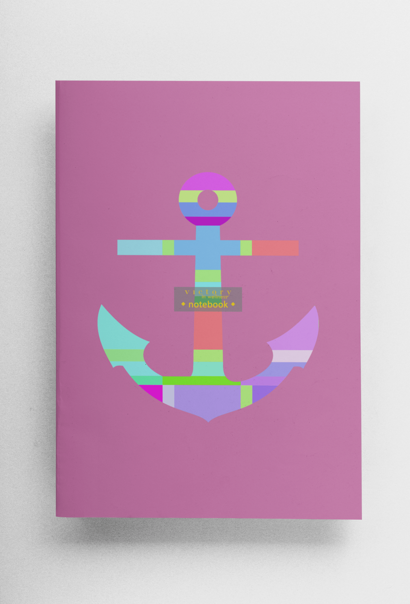 Anchor Kids Notebook - Pink, Nautical Theme, Journal for Girls | by Victory In Wellness - tutto per te