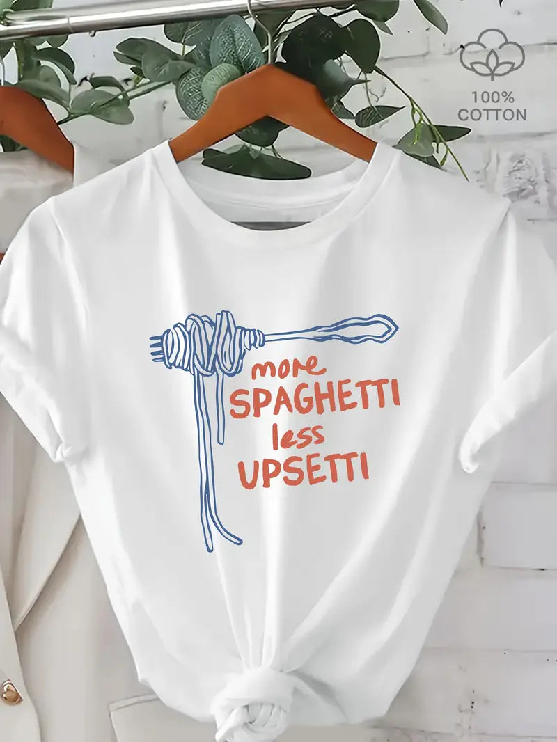 T-Shirt Italian style Spaghetti