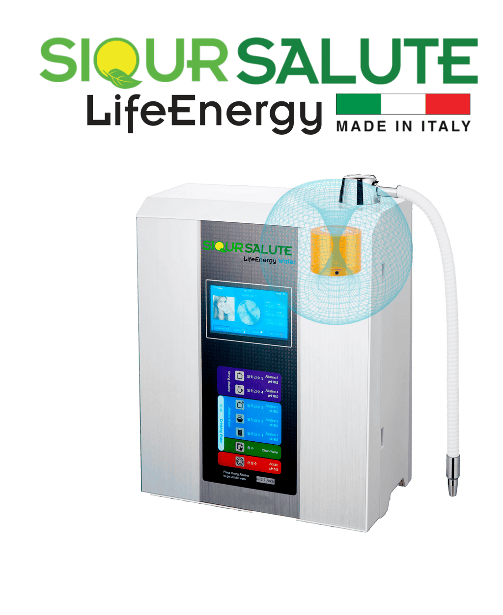 Purifier&Ionizer of water LifeEnergy WATER - tutto per te