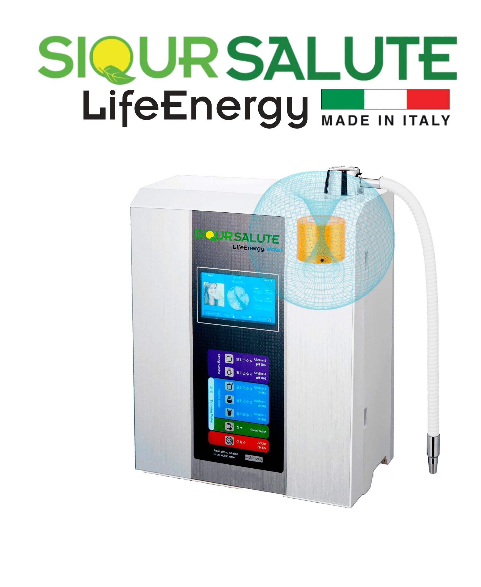 Purifier&Ionizer of water LifeEnergy WATER - tutto per te