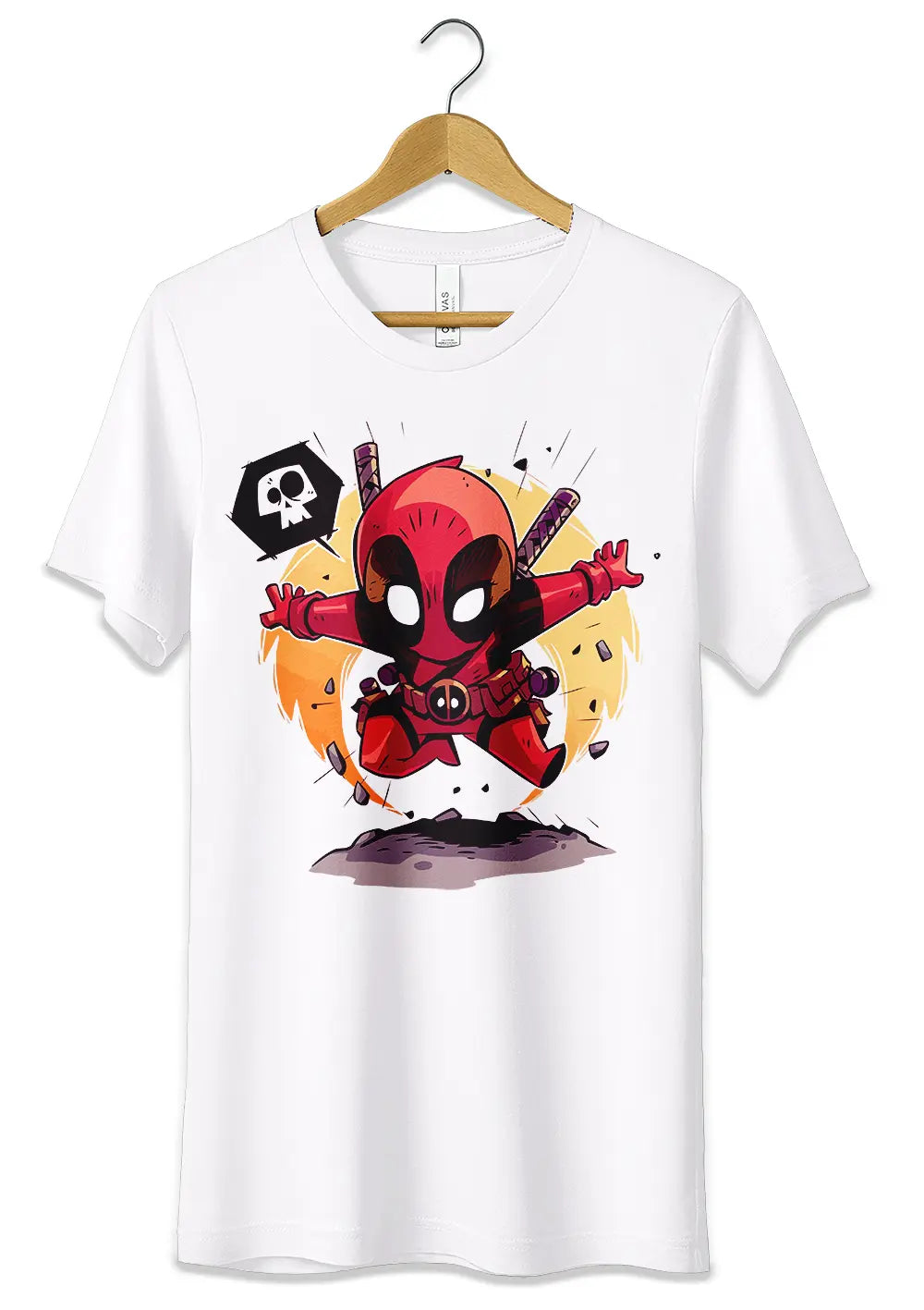 T-Shirt Maglietta Deadpool Supereroi-1