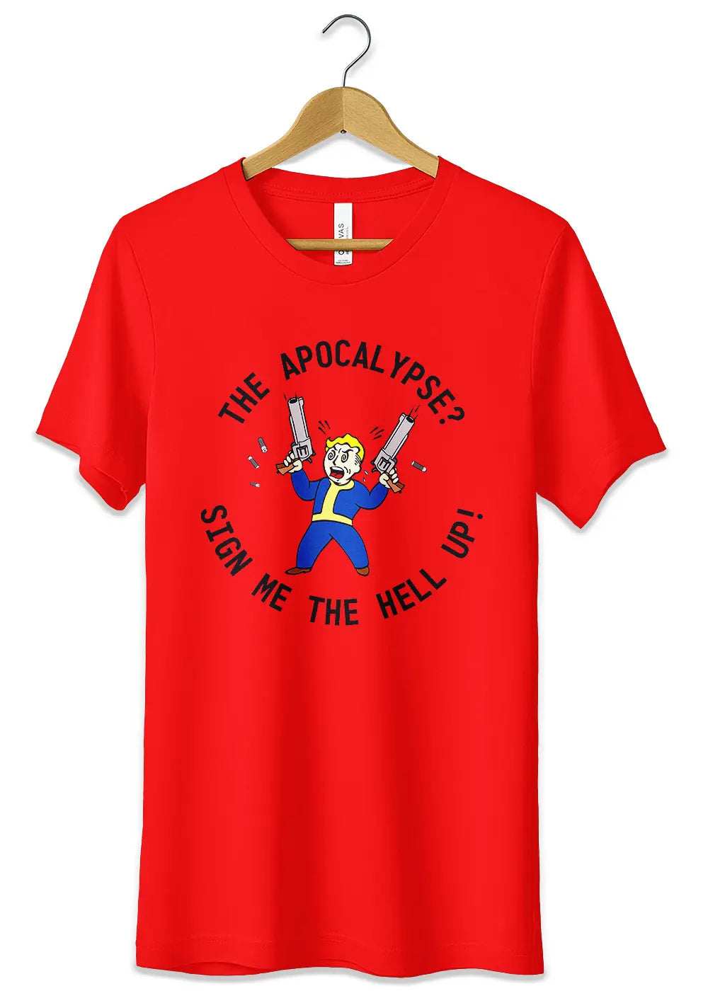 T-Shirt Maglietta Divertente Fall Out Videogames-1