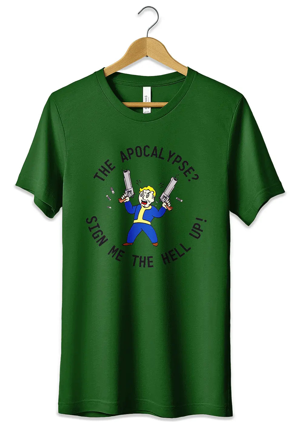 T-Shirt Maglietta Divertente Fall Out Videogames-0