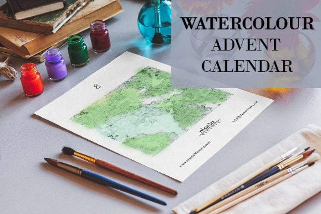 Watercolour Advent Calendar, Painting Advent Calendar, Painting Kit, Christmas Countdown - tutto per te